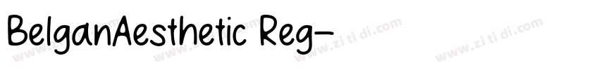 BelganAesthetic Reg字体转换